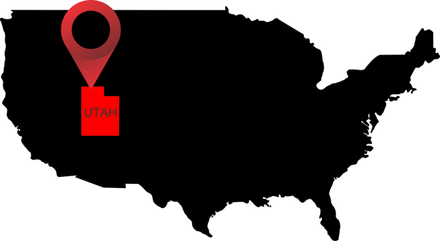 UTAH pin map png