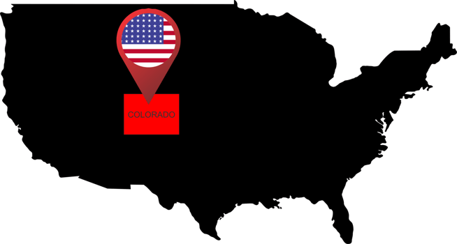 COLORADO pin map location flag png