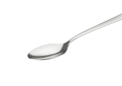A Metal Spoon With Its Elongated Handle And Rounded Bowl, 3D Illustration png