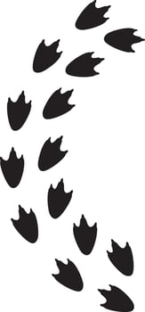 Penguin Footprints - Foot Tracks vector