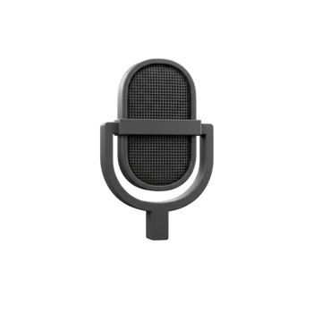 Podcast recording session studio equipment indoor close-up sound quality enhancement png