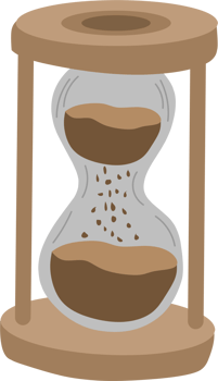 Hourglass clipart drawing png