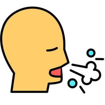 Fragmented Mind Outline filled icon vector