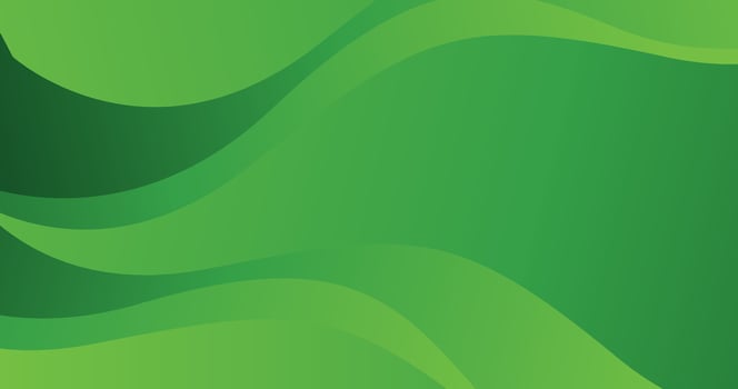 wave background green elegant vector