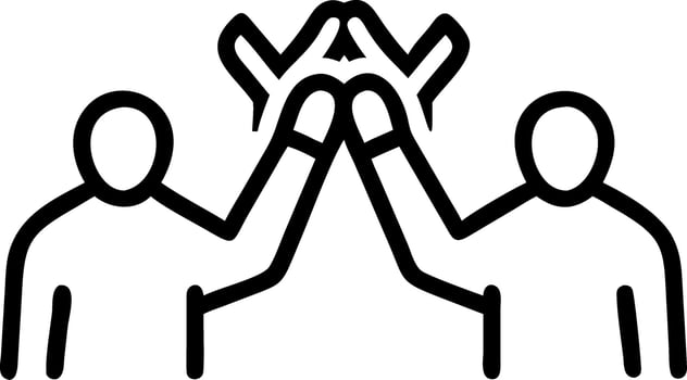 Congregation gathers hands linked for mutual prayer offering support unity and blessings within a faith community concept as Diverse believers stand in solidarity petitioning for Clean vector
