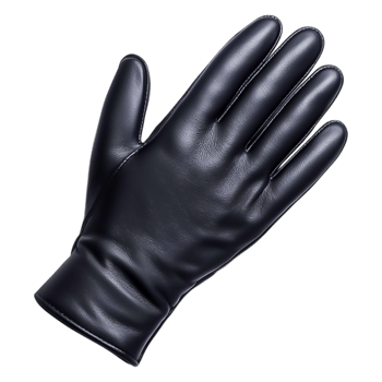 Elegant Black Leather Glove for Fashion Accessories png