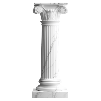 Elegant Marble Column Classical Design Architectural Element png