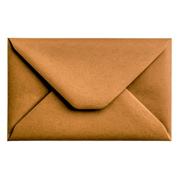 Brown Kraft Envelope Isolated on with Shadows png