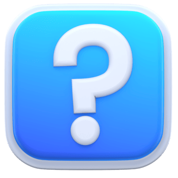 3d illustration question mark png
