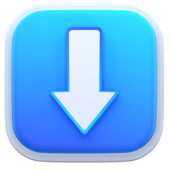 3d illustration down arrow png