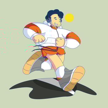 sunday morning sport vector