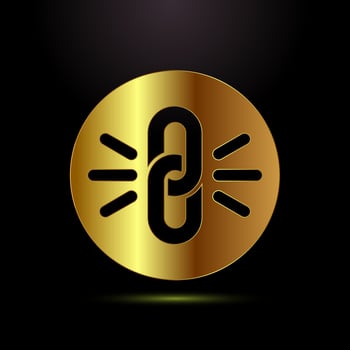 Durable icon, Durable logo badge for product design element. Gold color style vector