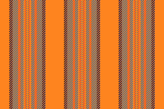 Lurchase fabric background , india stripe pattern texture. Vorizontal seamless textile vertical lines in vivid tangerine and cyan colors. vector