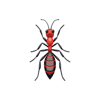 Ant Mascot Logo Illustration Design vector