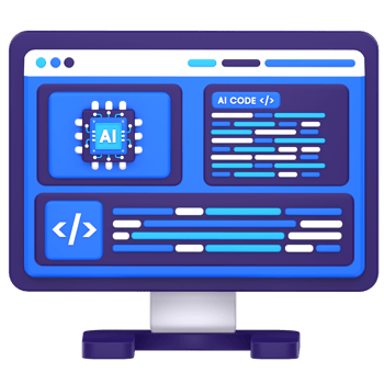 3d illustration AI Programming png