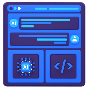 3d illustration AI Chatbot png