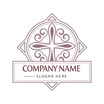 a logo for a company that called company white background vector