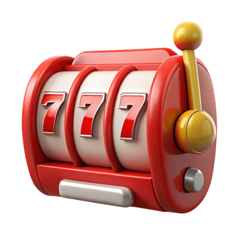 Casino machine 3d illustration isolated on the transparent background. Gambling concept png