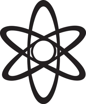 Test tupe science icon black illustration vector