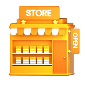 3d illustration store png