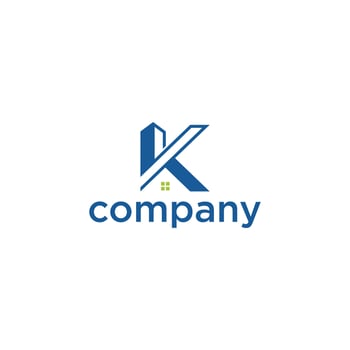 logo with a stylized letter 'K' vector