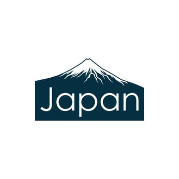 depiction of Mount Fuji vector
