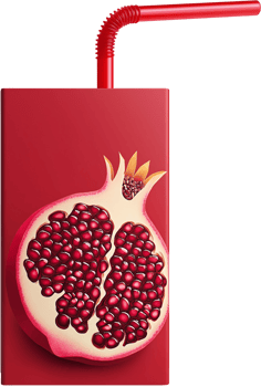 Pomegranate juice drink png