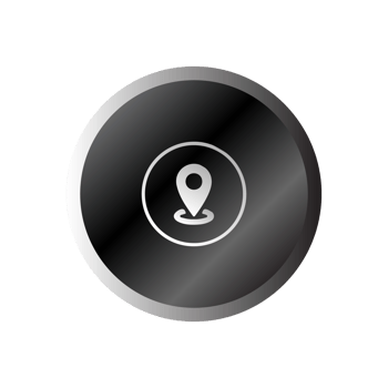 A flat and white button with a pin on it png