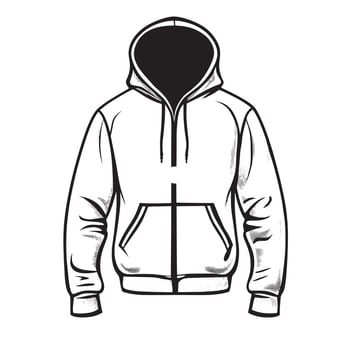 Sweatsuit cloth icon black illustration vector