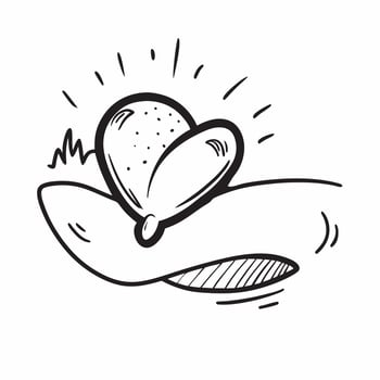 Heartbeat icon with copy space on a white background concept as A image of a heartbeat icon with generous copy space on a white background perfect for heart health and medic Cleans vector