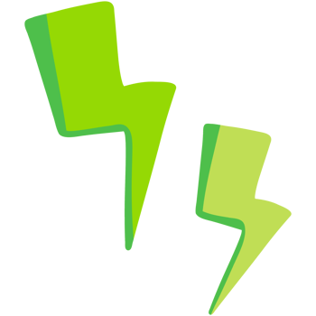 Groovy Green St Patrick bolt decoration png