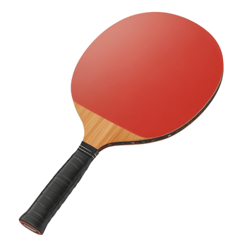 Table Tennis Racket on Background on transparent background. png