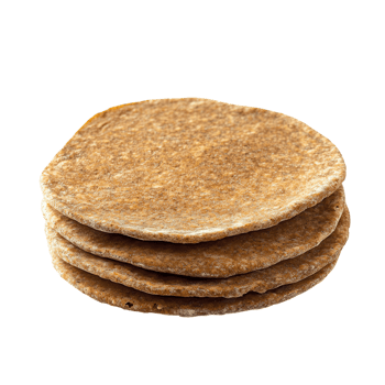 Whole Wheat Tortillas Healthy Food on transparent background. png