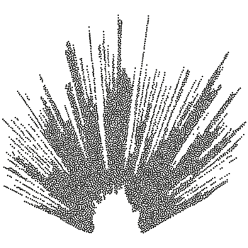 A black and white image of a sun png