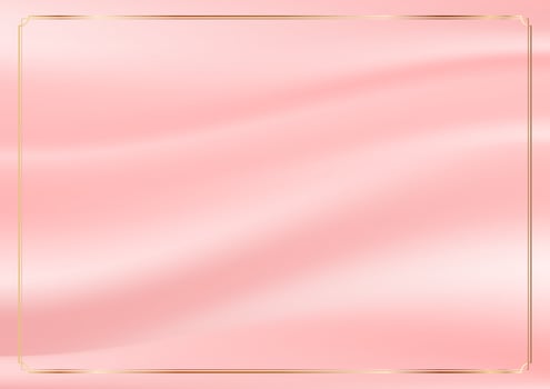 Pink satin smooth fabric abstract background space for banner, brocure, business card, selling products, backdrop, wallpaper, background and text. illustration. vector