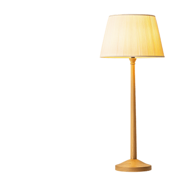 Elegant lamp with a soft shade, stylish lighting for modern interior decor. png