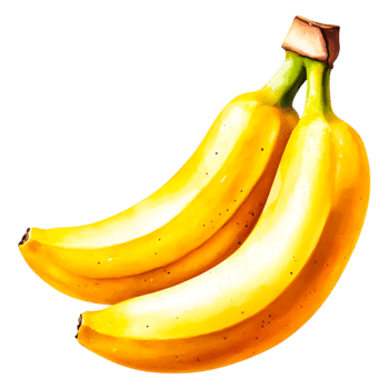 Fresh and Ripe Bananas for Healthy Eating png