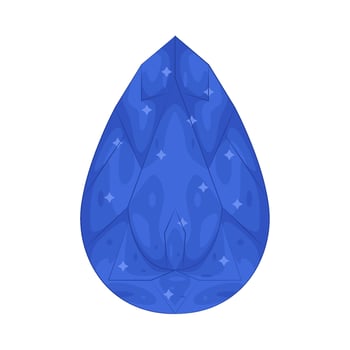 Illustration of Sapphire vector