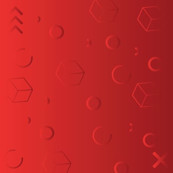 Luxury red background. Modern liquid red gradient circle layered papercut background vector