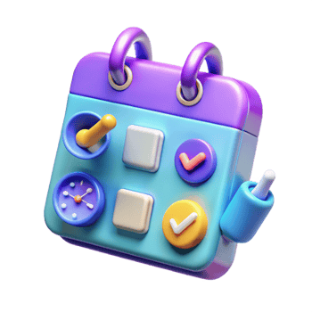Schedule Planner Organize Your Time Efficiently png