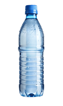 Plastic small water bottle png