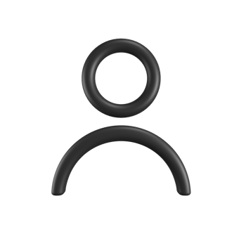 3d black icon user account person for user interface website mobile apps png