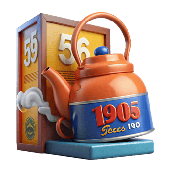 1905 Tea Kettle A Vintage Design, 59-56 png