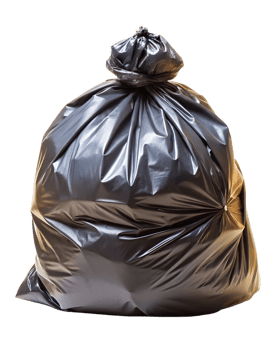 close up of a plastic bag for trash waste png
