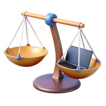 Balancing Digital and Traditional A Weighing of Values png