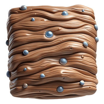 Abstract Wooden Texture with Embedded Pearls png