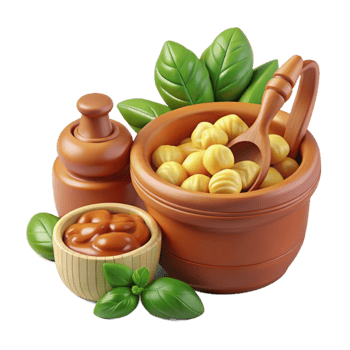 Delicious Roasted Nuts with Basil and Dip png