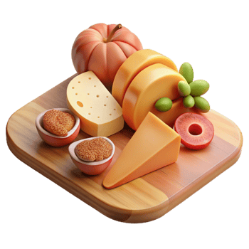 Gourmet Cheese and Fruit Platter png