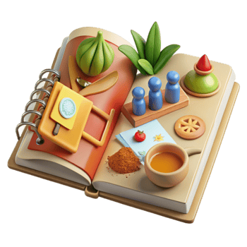 Spice Herb Cookbook Recipes, Ingredients, and Guide png