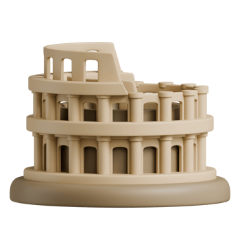 Roman Colosseum 3D Icon png